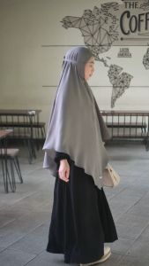 Bergo Harian Syari / Bergo Tali Crinkle Simple / Bergo Azura by Hijab Hayuri