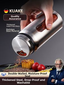 KuaKe | Food-grade Pepper Salt Storage Dispenser