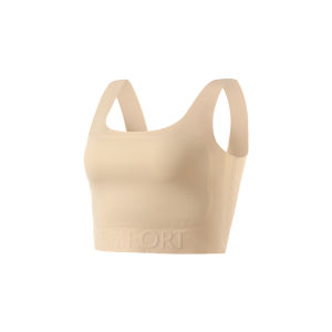 MiiOW | เสื้อชั้นในแบบสวมใส่ภายในไม่เห็นสำหรับผู้หญิง เสื้อชั้นในแบบไร้รอยตะเข็บแบบแผ่นกระดาษ หน้าอกใหญ่ดูเล็กลง ป้องกันการหย่อนคล้อย แขนยาว ป้องกันการรั่วไหล