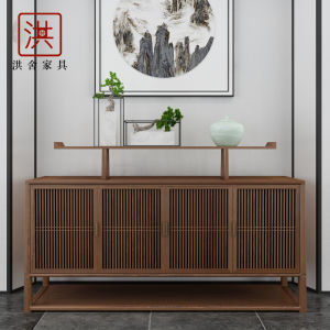 Modern Minimalist Solid Wood Entrance Cabinet Home Entrance Door Direct Shoe Cabinet Integrated Dining Room Sideboard