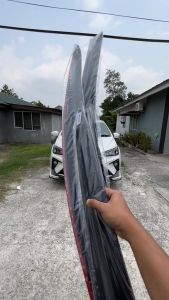 PROTON X70 MUGEN Door Visor Grade A Premium Acrylic Smoke Black Rain Guard Window Car Air Press
