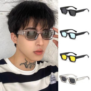 Teybren Small Square Glasses European and American Style Hip-hop Punk Polarized Sunglasses