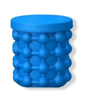 Silicone Ice Cube Maker Khuôn Tròn Khay Làm Mát Di Động Cho Rượu Bia Whisky Thân Thiện Với Môi Trường Nhà Bếp Uống Phụ Kiện