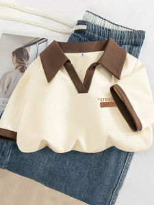 Jeanswest | Womens Summer V-Neck Cotton Polo Shirt
