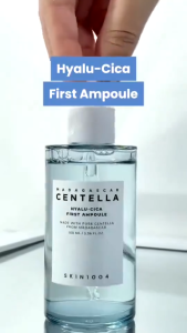 SKIN1004 Madagascar Centella Hyalu-Cica First Ampoule 100ml – Step 0 Hydrating Booster with 92% Centella & 5 Types of HA Soothes Sensitive Skin Enhances Absorption All Skin Types