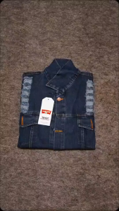 Jaket Jeans Pria Sobek Jaket Pria Original Over Size