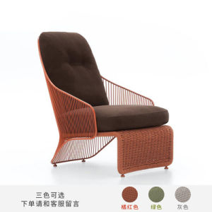 Nordic Outdoor Sofa Set Courtyard Outdoor Balcony Wicker Chair Combination Waterproof Sunproof Terrace Casual Woven Furniture