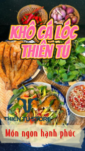 Khô cá lóc Đồng Tháp đủ 3 nắng tự nhiên ít mặn dai thơm 500ghải sản khô thực phẩm khô Thiên Tú chất lượng uy tín bổ dưỡng cho mọi gia đình