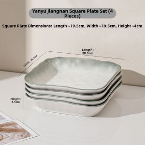 TREEJACK | Elegant Household Ceramic Fish Plate