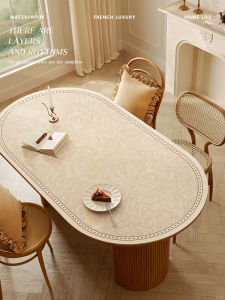 Vintage Style Luxury Waterproof Oil-Resistant Heat-Resistant Tablecloth
