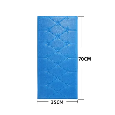 Thickened Self-adhesive 3D Wall Sticker Wallpaper Tatami Anti-collision Wall Pad Childrens Bedroom Living Room Soft Foam Pad
