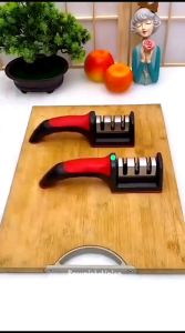 Pengasah Pisau 3in1: Alat Asahan Pisau Gunting 3 Langkah