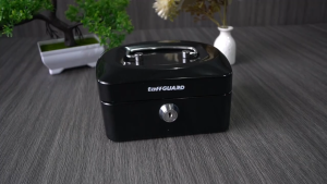 BERGARANSI TaffGUARD Kotak Brankas Uang Emas Perhiasan Tahan Api Cash Safebox Key Lock - 300A