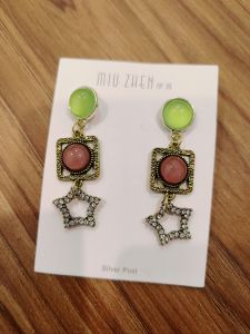 9E 🌟 Elevate Your Style with Stunning Sterling Silver Post Earrings! 🌟 Discover Unique Designs with S925 linabell Blue AB love vintage adorable bear trend pearl tulip flower earringtassel wing loop earring drop earring stud earring