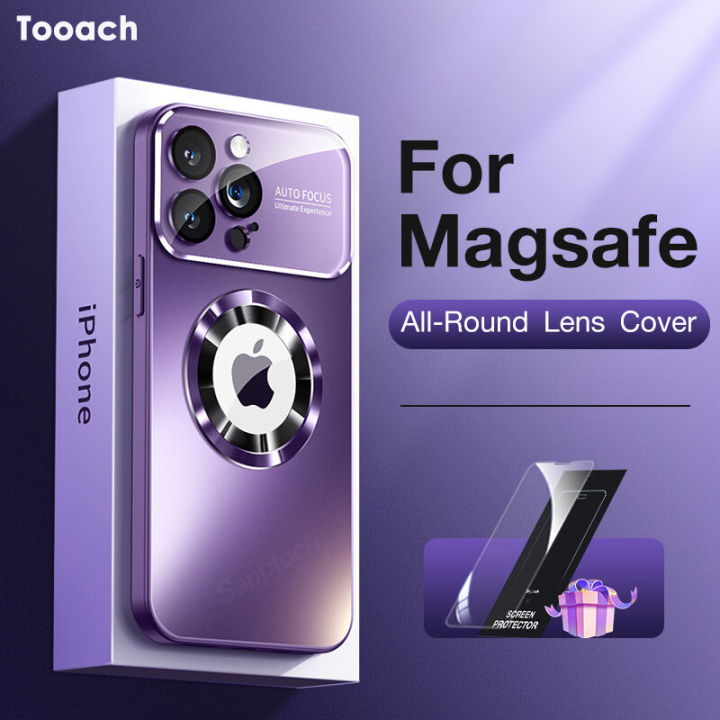 Hard Matte Phone Case For IPhone 12-16 Pro/Max - Aluminum Alloy Bumper, 360 Protection
