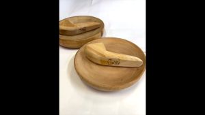 TORI HOME CARE™ Wooden Mortar | Cobek Kayu & Ulekan | Lesung Kayu