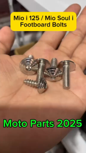 HENG Footboard Bolts for Mio i 125 / Mio Soul i 125 Soul GT CNC Flower Stainless