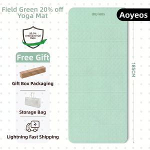 AOYI | Foldable Non-slip Silent Mens Yoga & Fitness Pad