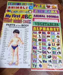 12 pcs. In 1 Set Learning Eductional Soft Charts for Children