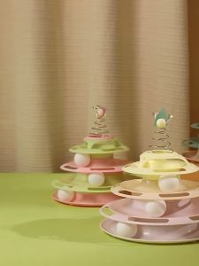 đồ chơi tháp banh 3 tầng ngôi sao dành cho mèo - T3 PETS SHOP