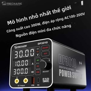 Nguồn Điện Kỹ Thuật Số Mini MECHANIC DP3010 30V 10A Điều Chỉnh Độ Chính Xác Cao Điều Khiển Bằng Cảm Ứng Để Sửa Chữa Điện Thoại Và Bảo Trì Thiết Bị Điện Tử