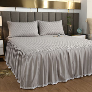 ผ้าคลุมที่นอนที่นอนบุผ้าลูกไม้ที่เหมาะกับผิวกระโปรง4/5/6ฟุตผ้าปูที่นอน (ไม่รวมปลอกหมอน)