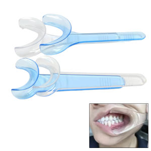 4pcs Dental Lip T-Shape Pressure Retractors Intraoral Cheek Orthodontic Teeth Mouth Opener for Clinic Oral Care Autoclavable