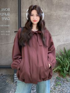 YINLUOYA | Casual Short Womens Jacket Autumn New Style Commute Wind Loose Fit Multpocket Cold Tone Workwear Female Top Fashion Sensation