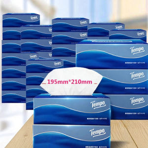 Tempo | Car and Office Suitable Tissue Hard Box 32 Boxes