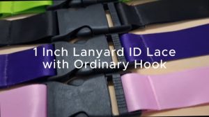 Risefully Shiny ID Lanyard with Hook 1 inch ID Lace Ready to Use Lanyard