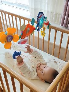 Baby Bed Bell Baby Toy Stroller Arch Musical Rattle Adjustable Clip Crib Mobile Hanging Bed