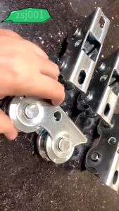 Sliding Gate Track Roller 2 in 1 V/U Groove Sliding Gate Double Roller Gate Wheel Double Wheels Heavy Duty Fence Door Bottom Support Caster Wheel Roller Pulley Universal Double Bearings Two-Wheel