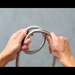 [Malaysia Spot]Stainless steel braided pipe water heater basin faucet toilet inlet pipe metal braided hose steel wire hose