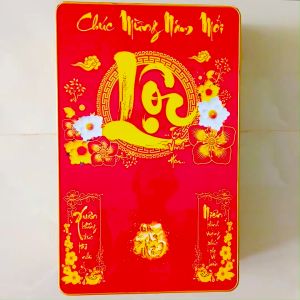 Lịch treo tường - Kích thước 48 x 30cm dày 5mm BỌC VIỀN VÀNG có lốc 15 x 21cm