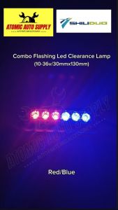 SHILIDUO DOUBLE FLASHING 6 LED STROBE LIGHTS FOR PNP/AFP/BFP/AMBULANCE/ AND EMERGENCY VEHICLE USE ONLY 10V-36V (CLEAR-BLUE/RED-GREEN/RED-CLEAR/RED-BLUE )SD3331CF SOLD PER PIECE - 100% HIGH QUALITY PRODUCT