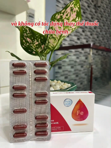 Orange Care Iron Chelate – Sắt viên hữu cơ thế hệ mới – Hỗ trợ bổ sung Sắt Acid Folic cho PNCT & CCB