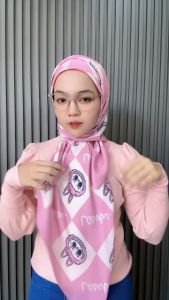 KERUDUNG SEGI EMPAT MOTIF / HIJAB SEGI EMPAT MOTIF / JILBAB SEGI EMPAT MOTIF VOAL PREMIUM