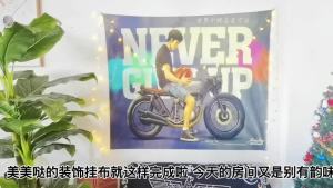 อะนิเมะเครยอนชินจังพื้นหลังผ้าแขวนผ้าห้องห้องนอนม่านตกแต่งข้างเตียงหอพักผนังผ้าพรม