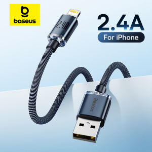 BASEUS | Baseus USB Cable For iPhone 14 13 12 Pro Max X XR XS 8 7 6s 6 iPad Fast Data Charging Charger USB Wire Cord Mobile Phone Cables