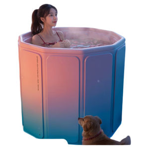 Bath Barrel Adult Foldable Childrens Bath Bucket Thickened Adult Body Bath Bucket For Home Bath Barrel Bathtub and Bidet