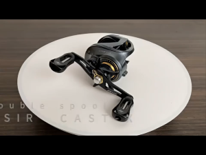 SEASIR CAST X Reel BC+2 Spool Reel Pacning Baitcasting SW Aluminium Kiri/Kanan Reel Casting Rem Magnetik Rasio Roda Gigi Kecepatan Tinggi 7.3:1 Bantalan Bola 6+1BB Gagang Pegangan Serat Karbon 8.5kg Tarikan Maksimum+Rangka A