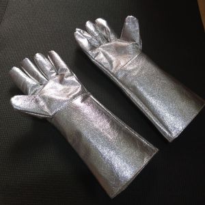 Glove sarung tangan Alumunize foil safety tahan panas api /safety benda panas