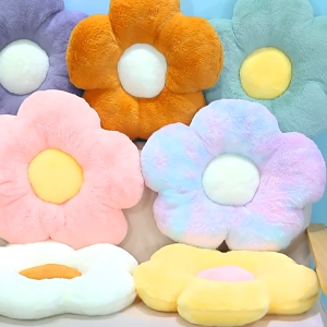 Flower pillows sofa bay window cushions plush waist cushions suitable for all seasons