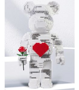 [ READY STOCK 🇲🇾 ] Lego x 70cm Love BearBrick Iron Man Mini Bear 1000% 2500pcs