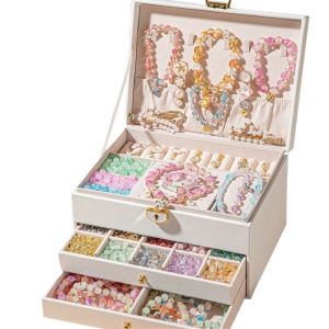 Girls Birthday Gift Toy Jewelry Simulation Playhouse Dollhouse Pretend Play Toys for Ages 6 7 8 9 10 11 12 Years Old