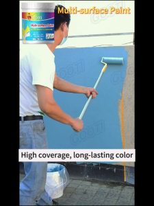 GOOTI Upgrade Multi-surface Paint All Purpose Paint For Wood Wall Tile Concrete Metal Furniture Renovation Paint Multiple Colors Odorless