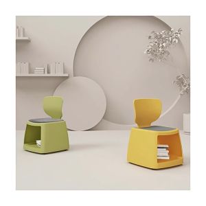 Students Training Chair Desk Chair Integrated Meeting Chair With Writing Board Storing With Wheels Conference Chair