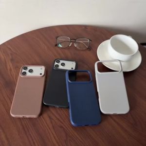 Luxury Matte Cloth Texture Soft TPU Phone Case for IPhone 17 16 15 14 13 12 11 Pro Max Slim Frosted Shockproof Protect Cover