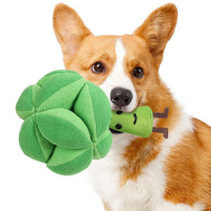 Snuffle Broccoli Dog Puzzle Toys Increase IQ Slow Dispensing Feeder Pet Cat Training Games Feeding Food Intelligence Toy
