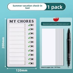 DLIOG | Self-discipline Daily Learning Planner for Children  High Aesthetics Habit Formation Reminder Board